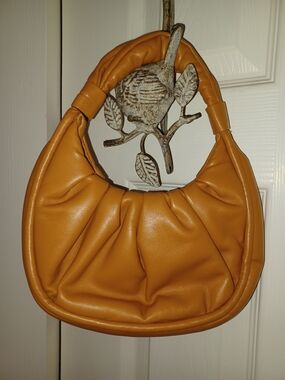 Urban Expressions Stylish Mustard Yellow Mini Hobo Bag - Women